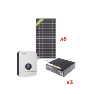 Kit de Energia Solar para Minisplit 110Vca Max.1400W