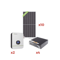 KIT DE ENERGIA SOLAR PARA MINISPLIT 220VCA  2000W