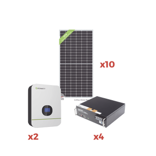 KIT DE ENERGIA SOLAR PARA MINISPLIT 220VCA  2000W