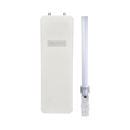 Super Kit WiFi Omnidireccional en 2.4 GHz para WISP, Hasta 300 m de Cobertura, El Kit Incluye Punto de Acceso C1XN+ y Antena Omnidireccional  de 10 dBi, Administración en Nube Gratis con INSIGHTS