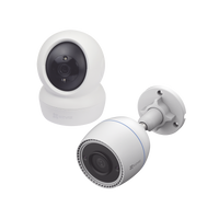 Kit de cámaras WiFi / Incluye 1 pieza C6N  Para Uso en Interior y 1 pieza CS-C3TN Para Uso en Exterior / Detección de Movimiento / Notificaciones Instantáneas