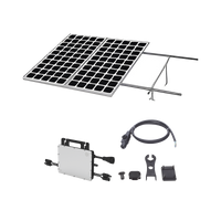 Kit Solar para Interconexión de 1.1 KW de Potencia Pico 220Vcc con Microinversor 1KW y 2 Módulos de 550 W (Incluye Montaje )