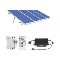 Kit Solar para Interconexión de 2.2KW de Potencia Pico 220Vcc con Microinversor y 4 Módulos de 550 W (Incluye Montaje y Protecciones)