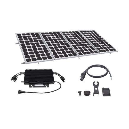 Kit Solar para Interconexión de 2.2KW de Potencia Pico 220Vcc con Microinversor y 4 Módulos de 550 W (Incluye Montaje )