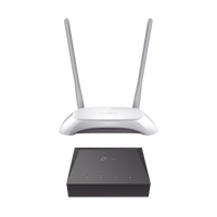 Kit de ONU Gigabit XZ000G3 con Router Inalámbrico WISP con Configuración de fábrica personalizable, 2.4 GHz, 300 Mbps, 4 Puertos LAN 10/100 Mbps, 1 Puerto WAN 10/100 Mbps, control de ancho de banda