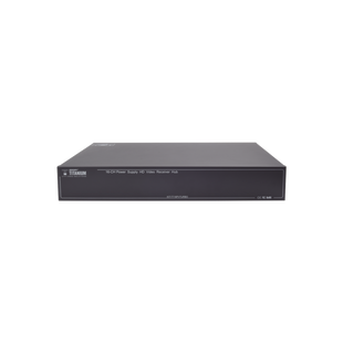 Kit de TRANSCEPTOR ACTIVO DE 16 Canales / VIDEO+PODER en un solo Cable UTP / 150m en 4K, 200m en 5 MP/ Envía 36 Vcc y recibe 12 Vcc / TODO INCLUIDO PARA RACK / Compatible con cámaras HD-TVI/CVI/AHD/CVBS / Instalación Limpia