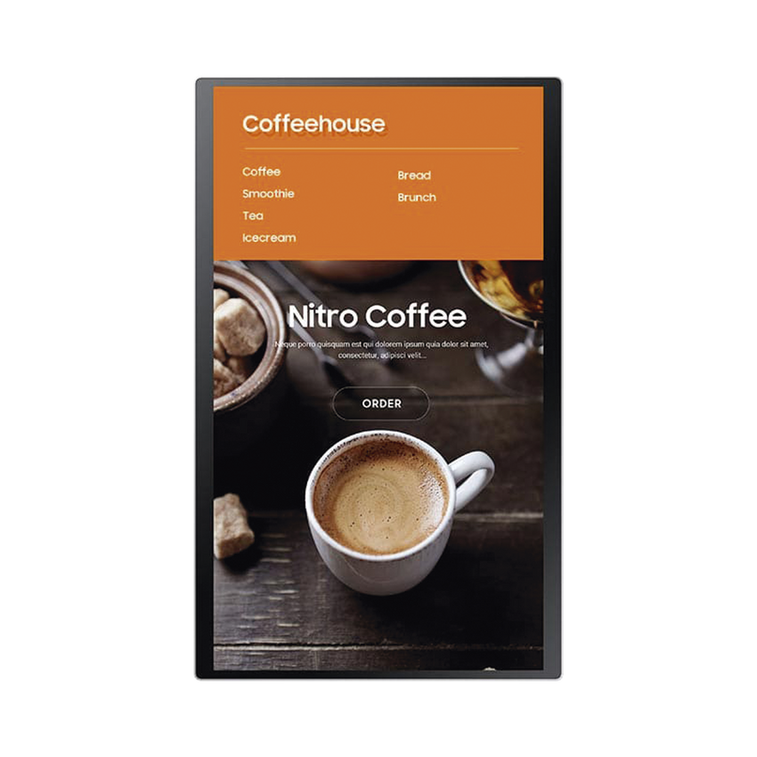 Pantalla de 24" touch para Kiosco punto de venta / Sistema Operativo Windows IoT  / 1920x1080p / compatible con terminal bancaria e impresora térmica.