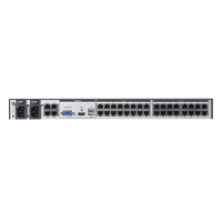 Conmutador KVM sobre IP de 32 puertos con múltiples interfaces y acceso compartido 1 local/8 remoto