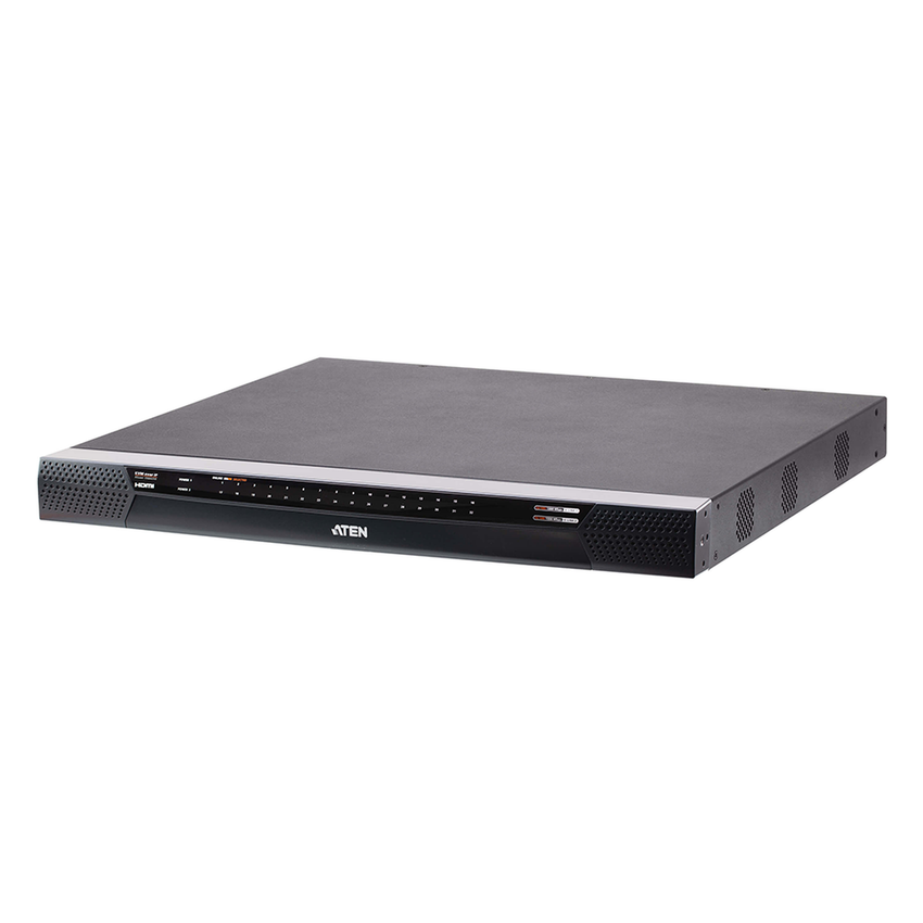 Conmutador KVM sobre IP de 32 puertos con múltiples interfaces y acceso compartido 1 local/8 remoto