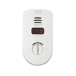 Alarma de Monoxido de Carbono 120 AC‚ Batería 10 años‚ Display