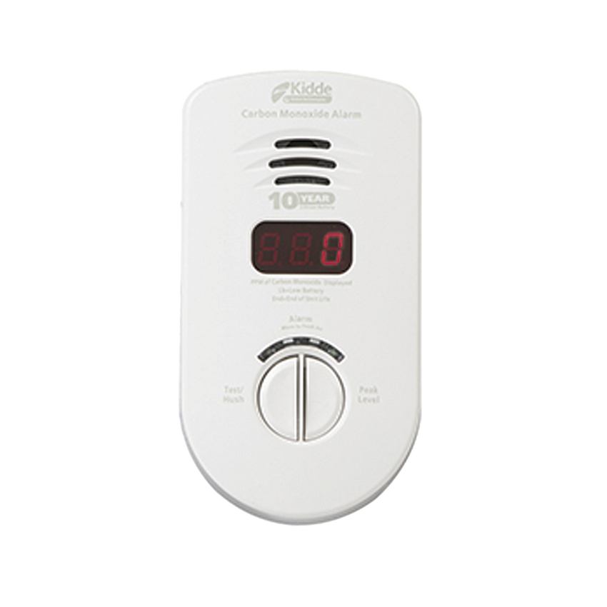 Alarma de Monoxido de Carbono 120 AC‚ Batería 10 años‚ Display