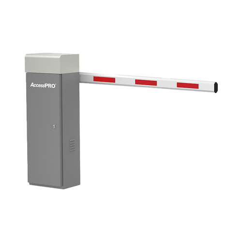 Kit de Barrera Vehicular Brushless y Brazo Telescópico de hasta 6 Metros / Tiempo de Apertura Configurable de 3 a 6 Segundos / Sentido de la Barrera Ajustable en Sitio