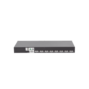 Switch Para Monitor KVM de 8 Puertos VGA, Permite el Acceso y Controla Hasta 8 Computadoras Desde Una Sola Consola (Teclado, Ratón y Monitor).