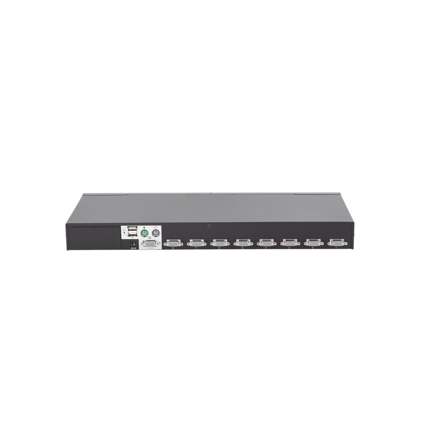 Switch Para Monitor KVM de 8 Puertos VGA, Permite el Acceso y Controla Hasta 8 Computadoras Desde Una Sola Consola (Teclado, Ratón y Monitor).
