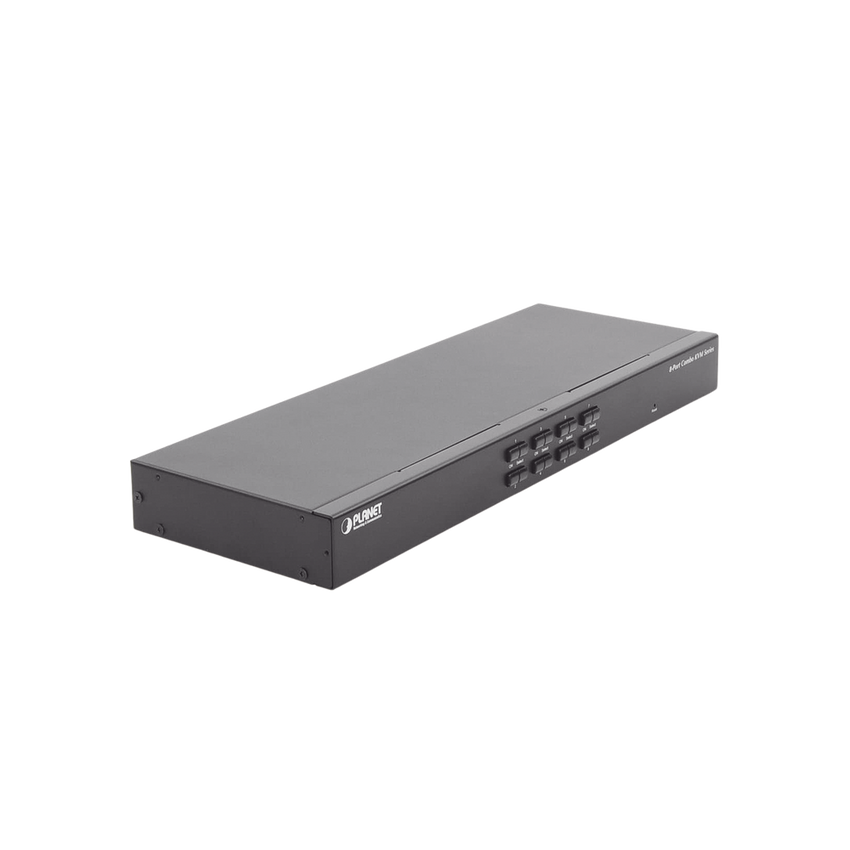 Switch Para Monitor KVM de 8 Puertos VGA, Permite el Acceso y Controla Hasta 8 Computadoras Desde Una Sola Consola (Teclado, Ratón y Monitor).