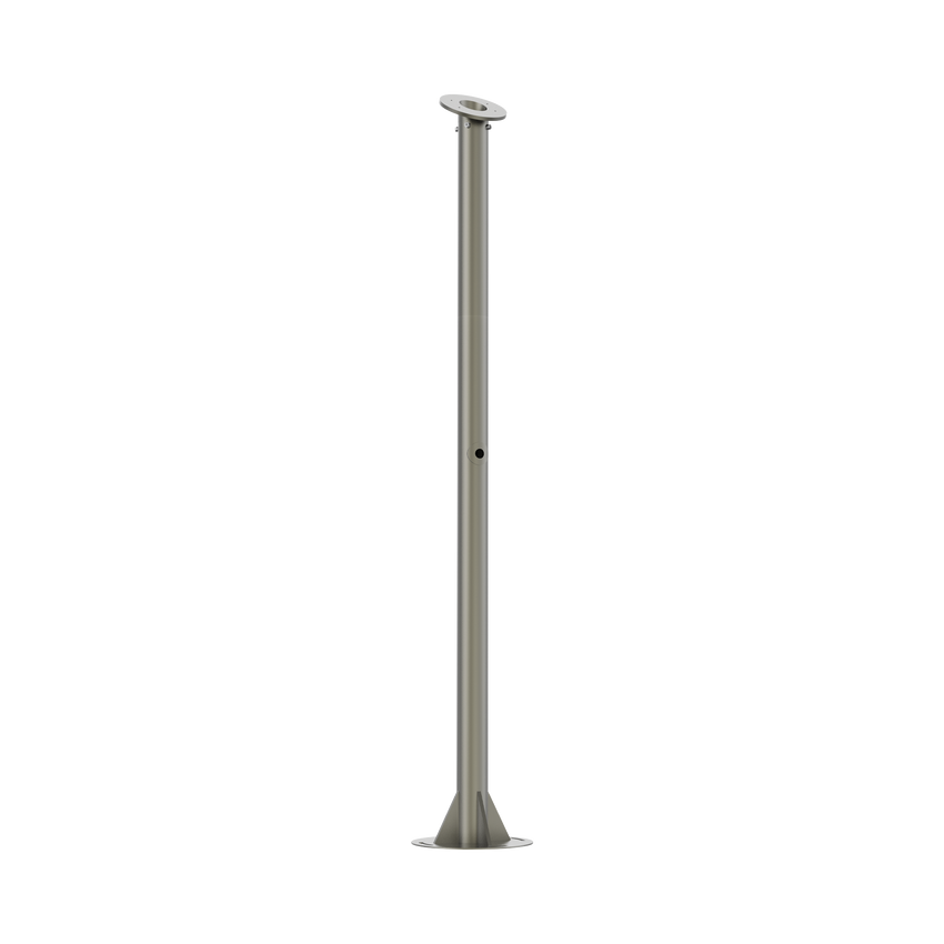 Poste para Cámara ANPR / Compatible con DS-TCG406-E / Altura de 1.5 Metros /  Color Gris