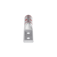Zapata de compresión Aluminio LAB750-12-24R para cal. 750 Kcmil, Doble barreno para tornillo prisionero de 1/2, Espaciado de orificio 44.45mm, 1 Pz