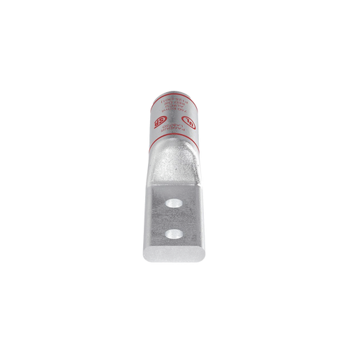 Zapata de compresión Aluminio LAB750-12-24R para cal. 750 Kcmil, Doble barreno para tornillo prisionero de 1/2, Espaciado de orificio 44.45mm, 1 Pz