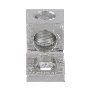 Conector Mecánico de Aluminio, de Un Orificio 1/4" y Un Barril, para Cable de 14 a 2 AWG. 1 Pieza