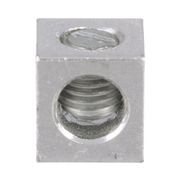 Conector Mecánico de Aluminio, de Un Orificio 1/4" y Un Barril, para Cable de 14 a 2 AWG. 1 Pieza