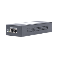 Inyector Super Hi-PoE / 56 Vcc / 60 Watts / Para Domos HIKVISION PTZ / IP (-AE / DE) / Soporta 802.3 af / at / Para Aplicaciones de CCTV