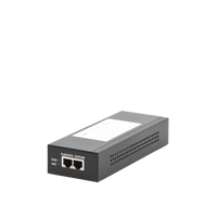 Inyector Super Hi-PoE / 56 Vcc / 60 Watts / Para Domos HIKVISION PTZ / IP (-AE / DE) / Soporta 802.3 af / at / Para Aplicaciones de CCTV