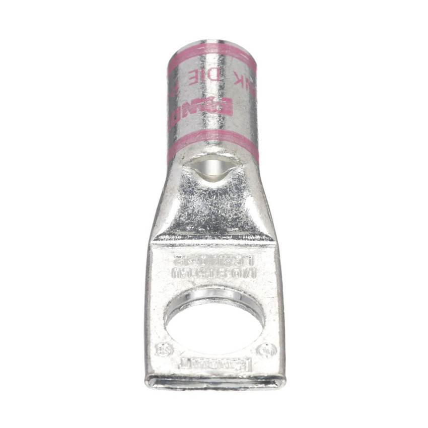 Zapata de compresión LCA1/0-12-X, para cal. 1/0 Awg, Barreno para tornillo prisionero de 1/2, 1 Pz