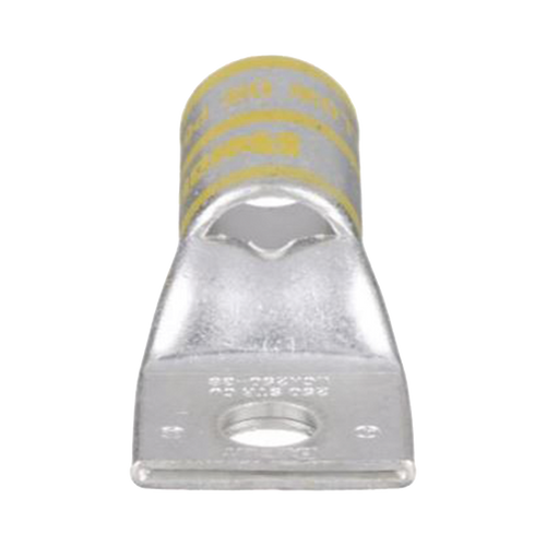 Zapata de compresión LCA250-38-X para cal. 250Kcm, Barreno para tornillo prisionero de 3/8, 1 Pz