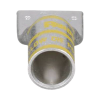 Zapata de compresión LCA250-38-X para cal. 250Kcm, Barreno para tornillo prisionero de 3/8, 1 Pz
