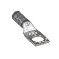Zapata de compresión LCA4-38-L, para cal. 4 Awg, Barreno para tornillo prisionero de 3/8, 1 Pz
