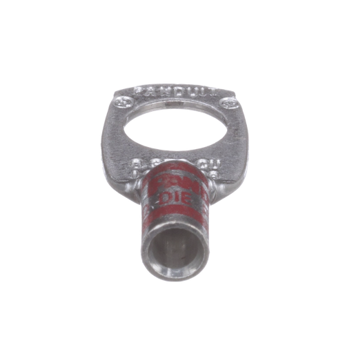 Zapata de compresión LCA8-38-L, para cal. 8 Awg, Barreno para tornillo prisionero de 3/8, 1 Pz