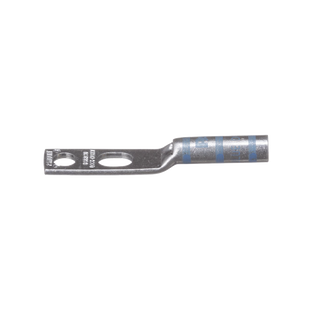 Zapata de compresión LCC6-14JAW-l para cal. 6 Awg, Doble barreno para tornillo prisionero de 1/4, 1 pz