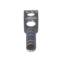 Zapata de compresión LCC6-14JAW-l para cal. 6 Awg, Doble barreno para tornillo prisionero de 1/4, 1 pz