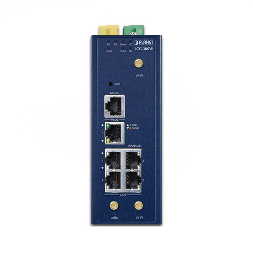 (LoRa) Gateway Industrial Inalámbrico de 5 Puertos 10/100/1000T