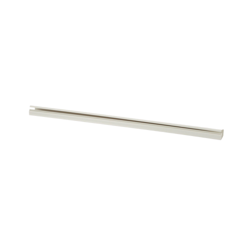 Canaleta LD10 de PVC rígido, con cinta adhesiva para instalación sin herramientas, de 38.4 x 24 x 3048 mm, Color Blanco Mate