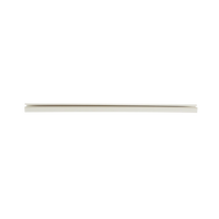 Canaleta LD10 de PVC rígido, con cinta adhesiva para instalación sin herramientas, de 38.4 x 24 x 3048 mm, Color Blanco Mate
