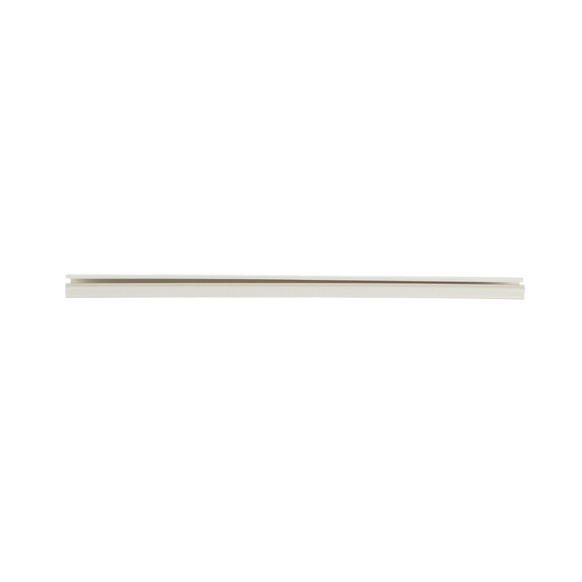 Canaleta LD10 de PVC rígido, con cinta adhesiva para instalación sin herramientas, de 38.4 x 24 x 3048 mm, Color Blanco Mate