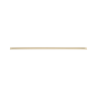 Canaleta LD3 de PVC rígido, con cinta adhesiva para instalación sin herramientas, 19.6 x 11.2 x 1828.8 mm, Color Blanco Mate