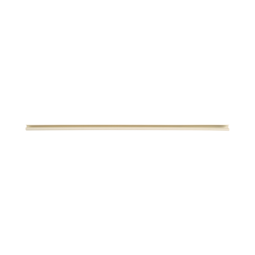 Canaleta LD3 de PVC rígido, con cinta adhesiva para instalación sin herramientas, 19.6 x 11.2 x 1828.8 mm, Color Blanco Mate