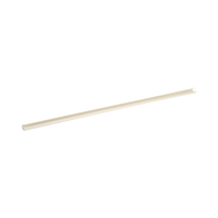 Canaleta LD3 de PVC rígido, con cinta adhesiva para instalación sin herramientas, 19.6 x 11.2 x 1828.8 mm, Color Blanco Mate