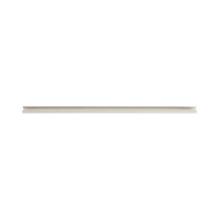 Canaleta LD5 de PVC rígido, con cinta adhesiva para instalación sin herramientas, 26 x 15 x 1828.8 mm, Color Blanco Mate