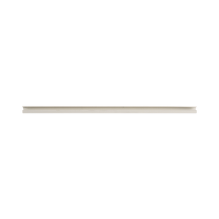 Canaleta LD5 de PVC rígido, con cinta adhesiva para instalación sin herramientas, 26 x 15 x 1828.8 mm, Color Blanco Mate