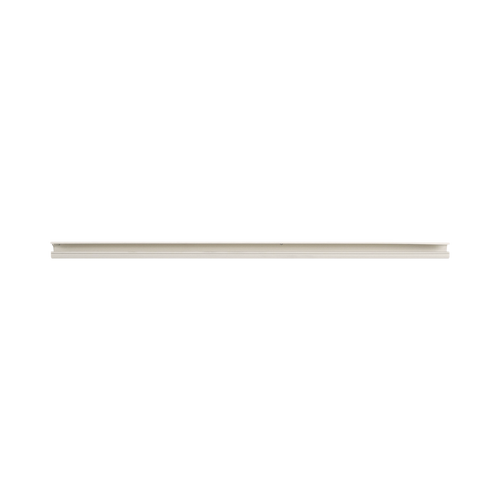 Canaleta LD5 de PVC rígido, con cinta adhesiva para instalación sin herramientas, 26 x 15 x 1828.8 mm, Color Blanco Mate