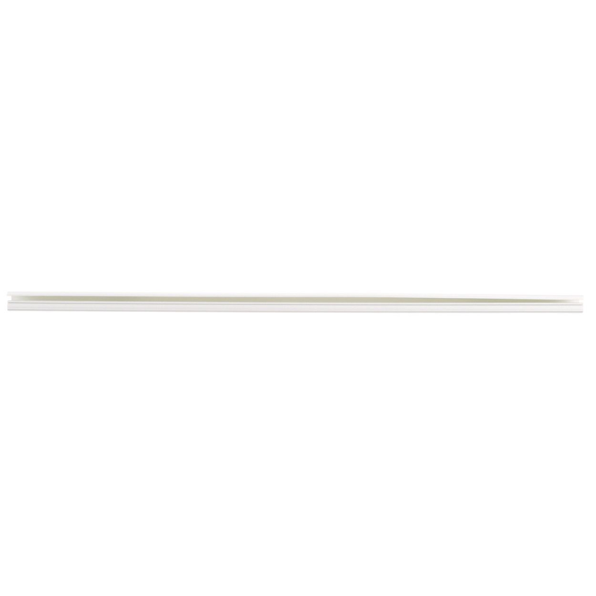 Canaleta LD5 de PVC rígido, con cinta adhesiva para instalación sin herramientas, 26 x 15 x 1828.8 mm, Color Blanco