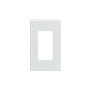 Tapa de cristal para apagador o atenuador, 1 espacio.