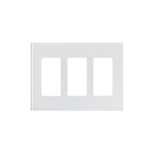 Tapa de cristal para apagador o atenuador, 3 espacio.