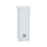 Gabinete para Piso, Capacidad, 31 Unidades de Rack, Doble puerta y Postes frontales e intermedios ajustables, Color Blanco, Se envía el Gabinete Armado.