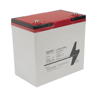 Batería de Litio Ciclo Profundo, 12.8 Vcc 100Ah LiFePO4 Válvula de Alivio, Solar, Marina, Máximo 100 A de Descarga