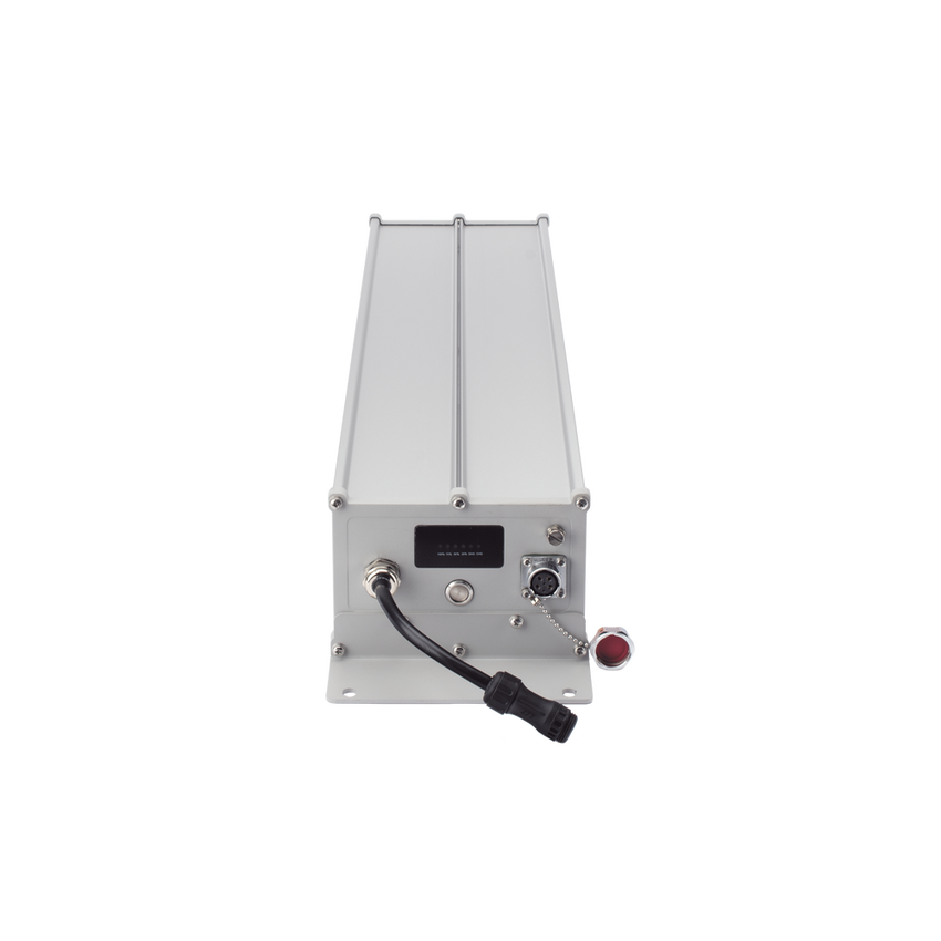 Batería de Ion-Litio para Videovigilancia 1280 Wh,  100Ah,  Controlador Incluido, Conexión Directa a Panel Solar y Salida de 12 Vcc o 24 Vcc