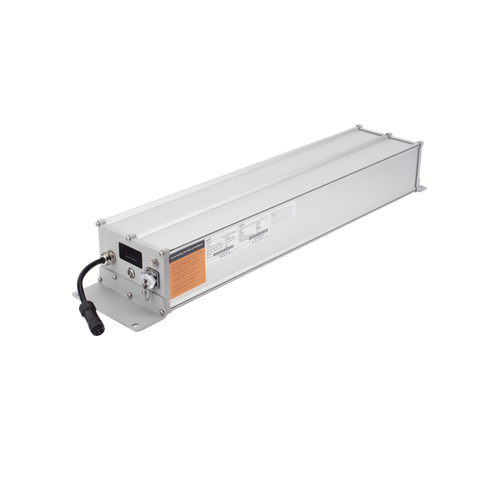 Batería de Ion-Litio para Videovigilancia 1280 Wh,  100Ah,  Controlador Incluido, Conexión Directa a Panel Solar y Salida de 12 Vcc o 24 Vcc